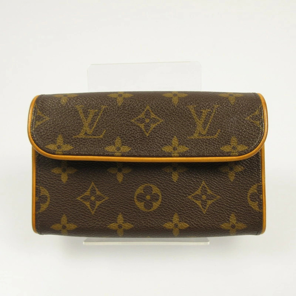 Louis Vuitton Monogram Pochette Waist Bag Florentine Brown